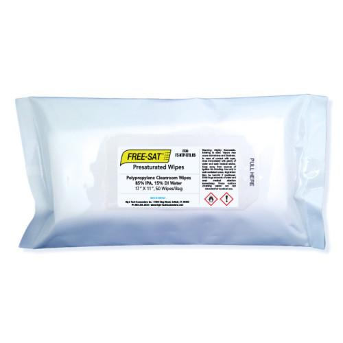 FREE-SAT CLEAN-CUT PRE-SAT PP WIPES 17X11 60 BG 20BG CS