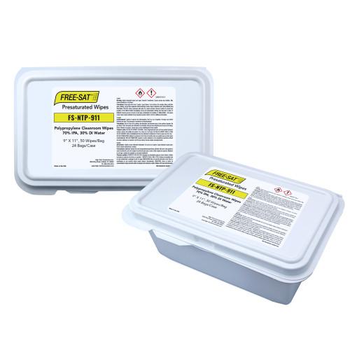 FREE-SAT POLYPROPYLENE WIPES 9X11 50 BAG 24 BAGS CS