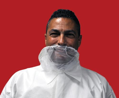 10 GSM POLYPROPYLENE BEARD COVER  10X18