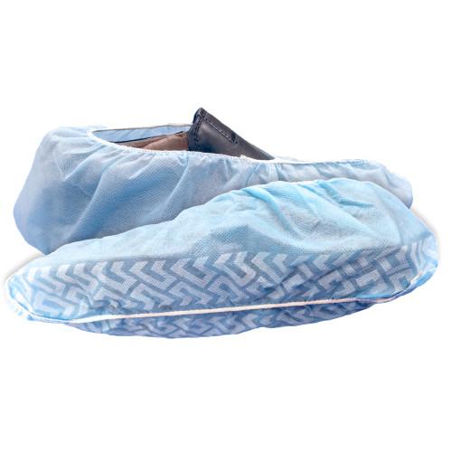 POLYPROPYLENE NON-SKID SHOE COVERS BLUE XL  300 CS