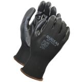 Safety Zone® Nitrile Foam Coated Gloves, 13G, Black, Small GCN13KS