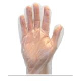 Safety Zone® Polyethylene Powder-Free High-Density Gloves, 20x500, Clear, 1 mil - Medium GDPE MD 5 2