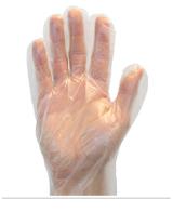 Safety Zone® High-Density Polyethylene Powder-Free Gloves, 100x100, Clear, 1 mil - XL GDPE XL 2
