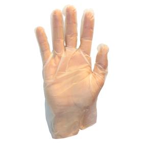 Safety Zone® Micro Textured Stretch Hybrid Polyethylene Powder-Free Gloves, 10x100, Clear, 2.5 mil - XL GDSH-XL