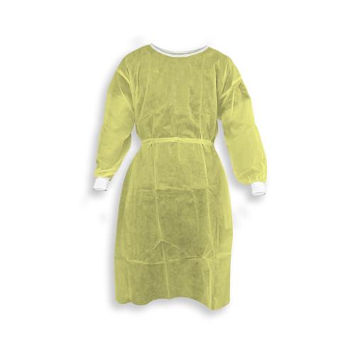 PHARMACHOICE PP ISOLATION GOWN YELLOW  LEVEL 1  XLG  5 10