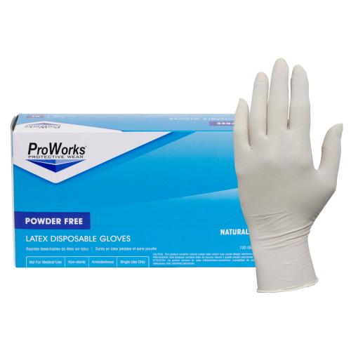 LATEX GLOVE-POWDERED-FREE  100 BX  10 BOX CS  X-LARGE