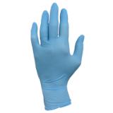 Safety Zone® Nitrile Powder-Free Exam Gloves, Textured Fingers, 10x100, Blue, 5.5 mil - Medium GL N106FM 5