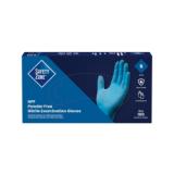 Safety Zone® Nitrile Powder Free Exam Gloves, 10x100, Blue, 5.5 mil - Small GL N106FS 3