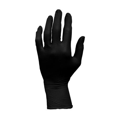 Safety Zone® Nitrile Powder Free Exam Gloves, 10x100, Black, 7 mil - Medium GL N107FM
