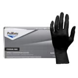 Safety Zone® Nitrile Powder Free Exam Gloves, 10x100, Black, 7 mil - 2XL GL N107FXX