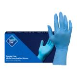 Safety Zone® Nitrile Powder Free Exam Gloves, 10x50, Blue, 8 mil, 12