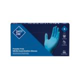 Safety Zone® Nitrile Powder-Free Exam Gloves, Textured Fingers, 10x100, Blue, 4 mil - Small GL N135FS 3