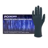 KODA® Nitrile Powder-Free Exam Gloves, Textured, 10x100, Black, 5.5 mil - XL GL NCF235BKFX 4