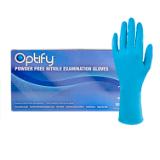 Optify® Nitrile Powder-Free Exam Gloves, 10x50, Blue, 9 mil - XXL GL NCF265BFXX 4