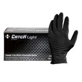 Safety Zone® CATCH® Light Nitrile Powder Free Gloves, 10x100, Black, 7 mil - Medium GL NT106BKFM