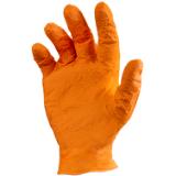 Safety Zone® CATCH® Light Nitrile Powder Free Gloves, 10x100, Orange, 7 mil - Large GL NT106ORFL 2