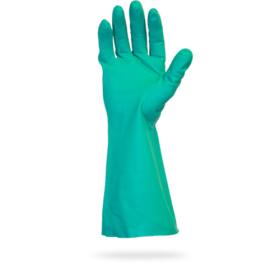 GLOVE NITRILE GREEN UNLINED GNGU-SM-11C