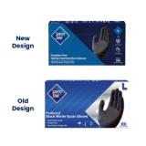 Safety Zone® Nitrile Powder-Free Exam Gloves, 10x100, Black, 3.5 mil - XXL GNPR 2X BK 2