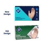 Safety Zone® Mid-Weight Vinyl Powder-Free Gloves, 10x100,  Clear, 3 mil - Medium GVP9 MD 1 2