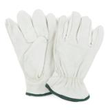 Safety Zone® Standard Grain Cowhide Driver Gloves, Medium GWCGLDR1 M