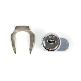 Replacement Part for D1 Series Menstrual Care Vendors: Door Lock & Clip, 1/ea H17L