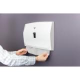 Hospeco® Health Gards® Lever Action Toilet Seat Cover Dispenser, 1/ea - White HG 3L 3