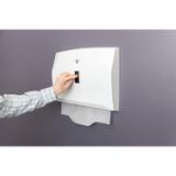 Hospeco® Health Gards® Lever Action Toilet Seat Cover Dispenser, 1/ea - White HG 3L 4