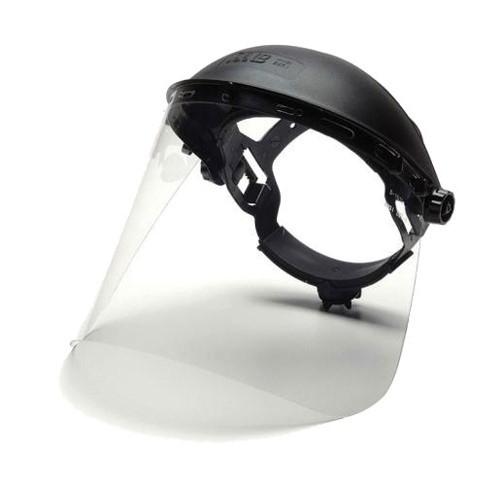 Polycarbonate Face Shield, Clear Lens, 1 ea, 100/cs HP FCCPC
