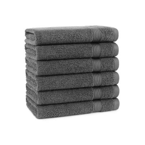 16x28 3.5LB Dark Grey Hand Towels