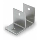Restroom Partition Wall Bracket One Ear 1-1/4 (Mini) CRSS J 1859