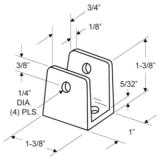 Jacknob® U-Bracket, 3/4