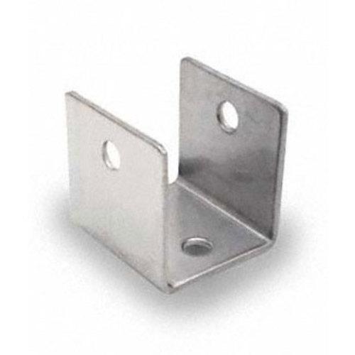 Restroom Partition U-Bracket 1-1/4 CRSS J 1949