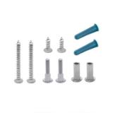 Restroom Partition Screw Pack - Wall Bracket 1 J 20
