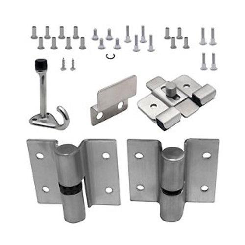 Restroom Partition Door Hardware right hand (in swing) 3/4 J 20029