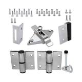 Restroom Partition Door Hardware left hand (in swing) 3/4 D J 20610