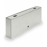 Restroom Partition Pilaster Shoe 8L X 1W X 3H Anchor Styl J 30089