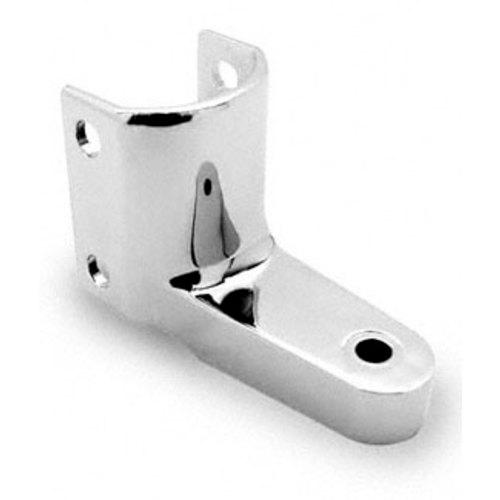 Restroom Partition Hinge Bracket Bottom 1-1/4 Polished Chro J 3420