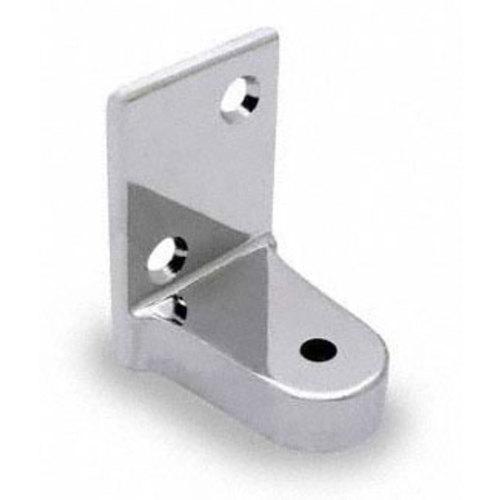 Jacknob® Hinge Bracket, Bottom, Knick Lam Flat, Polished Chrome, 1/ea (3870) J 3870