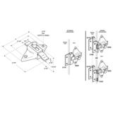 Jacknob® Surface Mounted Latch Slide, 2-3/4