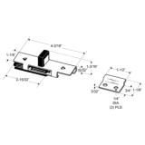 Jacknob® Surface Mounted Latch & Keeper, Stainless Steel, 1/ea (6049) J 6049 2