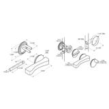Restroom Partition Latch Concealed Straight Bar ADA J 8080 2