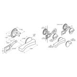 Jacknob® Concealed Flat Bar Latch, Polished Chrome, 1/ea (8090) J 8090 2