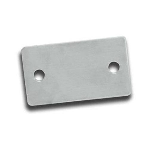 Jacknob® Alcove Clip for Equal Panels, Stainless Steel, 1/ea (8369) J 8369