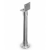 Jacknob® Pilaster Support L-Bracket, Stainless Steel, 1/ea (8513) J 8513