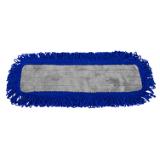 Impact® Layflat® Microfiber Fringe Dry/Dust Mop Head w/ Velcro Back, 18