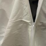 Safety Zone® Promax® Disposable Coveralls w/ Zip Front, Attached Hood & Boots, Elastic Wrists, White/Gray, 25/cs - X-Large M1014 XL 4