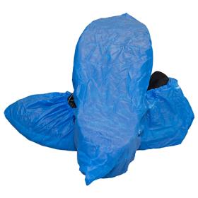 Safety Zone® ProGuard® CPE Embossed Shoe Covers, Blue, 100/bg - 3 bgs/cs - 2XL/17