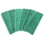 Hospeco® Scrubbing Wet Flat Mop Heads, Green, 13