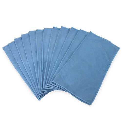38 Gram 16x16 Suede Window Cloths 230GSM-Blue