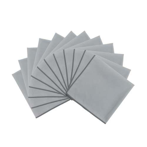 38 Gram 16x16 Suede Window Cloths 230GSM-Grey